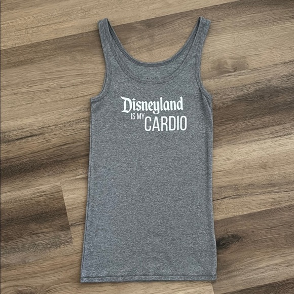 Disneyland Cardio Fitted Cotton Modal Tank Top Medium - Picture 1 of 5